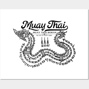 Muay Thai Tattoo Snake Posters and Art